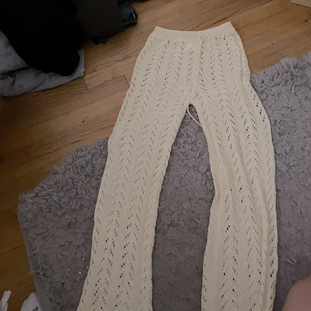 Shein cover up pants for bikini